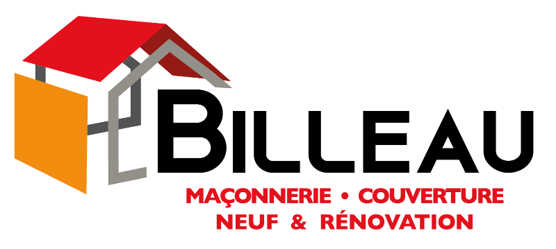 Logo de la maçonnerie Billeau à Chambretaud, pour la construction, la rénovation et la couverture